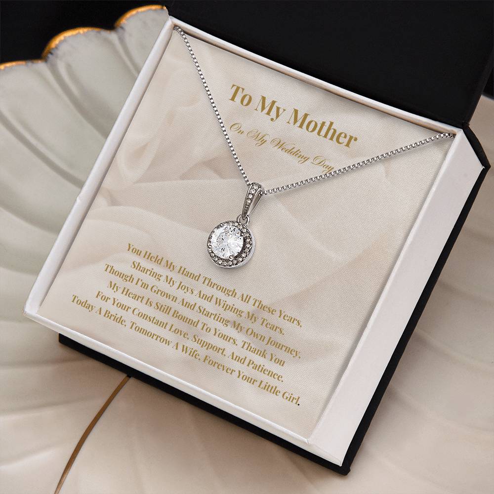 To My Mother On My Wedding Day: - The Perfect Gift From A Bride To Her Mother. Eternal Hope Necklace With A Heartfelt Message Of Eternal Love And Gratitude.