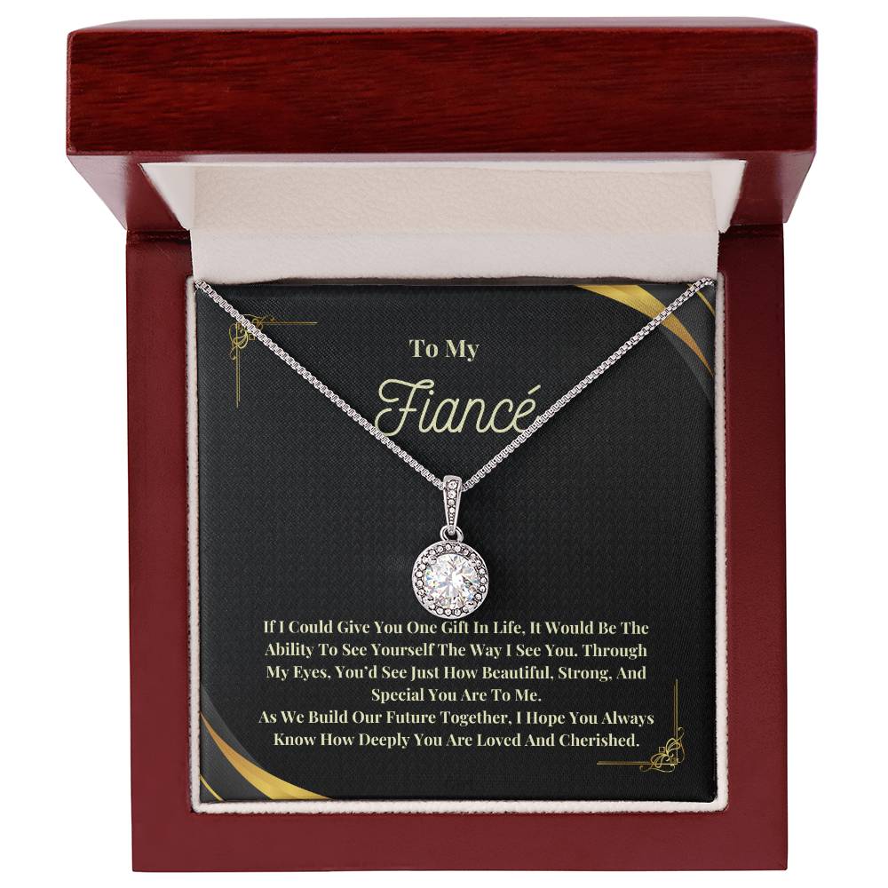 To My Fiancé: The Perfect Gift For Your Fiancé. Birthday, Anniversary, Holiday, Or Just Because. Eternal Hope Necklace with a Heartfelt Message of Commitment